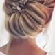 54 Simple Updos Wedding Hairstyles For Brides