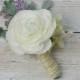 Rustic Wildflower Boutonniere with Lavender and Ranunculus, Rustic Boutonniere, Lavender Boutonniere, Boutonniere, Silk Bout, Button Hole