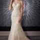 Marys Bridal 6418 Wedding Dress - Wedding Long Fit and Flare Marys Bridal Illusion, Jewel, Sleeveless, Sweetheart, Yoke Dress - 2017 New Wedding Dresses