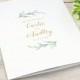 Greenery Booklet Wedding Program Template, Booklet Order of Service 