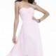 Ice Pink Strapless Sweetheart Gown by Faviana - Color Your Classy Wardrobe
