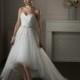Bonny Classic 413S High Low Tulle Wedding Dress - Crazy Sale Bridal Dresses