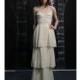 Sarah Seven - Spring 2013 - Strapless Three-Tiered A-Line Wedding Dress - Stunning Cheap Wedding Dresses
