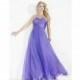 Riva Designs One Shoulder Chiffon Prom Dress R9502 - Brand Prom Dresses