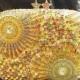 Gold Embellished Rhinestone Crystal Minaudiere Wedding Clutch