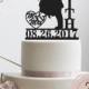 Personalized Wedding Cake Topper Wedding Date Cake Topper Customized Last Name Personalized Date Cake Topper Bride Groom Kissing Topper D#2