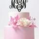Monogram Cake Topper - Initial Wedding Cake Topper - Gold Monogram Cake Topper - Keepsake Cake Topper  / ST017