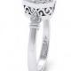 vintage engagement ring, art deco ring, diamond engagement ring, hexagonal rose gold ring, White gold engagement ring, gatsby ring 1920s