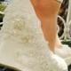 Wedding , Wedding Shoes, Bridal Shoes, Ivory Wedding Shoes, Ivory Wedges, Bridal Wedges,