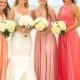 Glamorous Ombre Bridesmaids Gowns - Full, fabulous, flowing "Infinity" style gowns available in hundreds of colors - Hand-made Beautiful Dresses