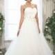 Grand A-Line Sweetheart Chapel Train Tulle Wedding Dress CWLT13094 - Top Designer Wedding Online-Shop