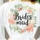 Bridal Party Robes For Bride & Bridesmaid, Floral Personalized Bridal Party Robes For Bride To Be, Personalized Custom Gifts (Item - ROB100)