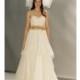 Watters Brides - Fall 2012 - Norma Strapless Silk Organza A-Line Wedding Dress with a Draped Sweetheart Neckline - Stunning Cheap Wedding Dresses