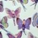 Edible Purple Flapper Butterfly Fairies Amethyst Plum Fairy Butterflies Wings Wafer Paper Wedding Cake Cupcake Cookie Toppers 1920 Fae Pixie