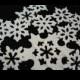24 Edible Large SPARKLY SNOWFLAKES / any color /sugar, gum paste / fondant / various layers / cake or cupcake toppers
