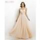 Blush 9760 Brilliant Pleated Bra Formal Dress - Brand Prom Dresses