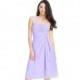 Lilac Azazie Madalynn - Strap Detail Knee Length Chiffon Sweetheart Dress - Cheap Gorgeous Bridesmaids Store