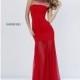 Black Sherri Hill 32293 - Chiffon Sheer Dress - Customize Your Prom Dress