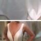 Wedding Dresses, Wedding Gown,Deep V Neck White Satin Ball Gowns Wedding Dresses Vintage Bridal Gowns From Mfprom