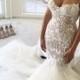 Delicate Mermaid Sweetheart Sleeveless Court Train Wedding Dress With Lace