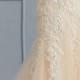Trumpet/Mermaid Sweetheart Sweep Train Tulle Lace Wedding Dress (002107839)