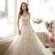 Style Y11719 by Sophia Tolli - Ivory  White  Blush Tulle Floor High  Illusion A-Line Wedding Dresses - Bridesmaid Dress Online Shop