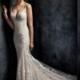 Kenneth Winston Fall/Winter 2017 34 Chapel Train Mermaid Open Back Sleeveless Champagne Tulle Embroidery Bridal Dress - Top Design Dress Online Shop