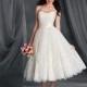 Lovely Tulle Sweetheart Neckline A-line Wedding Dresses with Lace Appliques - overpinks.com
