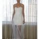 Jenny Lee - Spring 2014 - Strapless A-Line Wedding Dress with Sweetheart Neckline and Tulle Overlay - Stunning Cheap Wedding Dresses