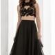 Black Two-Piece Beaded Lace Gown by Jasz Couture - Color Your Classy Wardrobe
