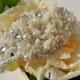 Bridal Cuff Bracelet, French Lace Pearls and Crystals Cuff Bracelet ,Bridal Cuff Jewelry, Carellya Bridal Cuff, Wedding Cuff, - $98.99 USD