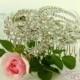 Swarovski Crystals Bridal Hair Comb, Wedding Hair Pieces, Rhinestone Combs, Wedding Hair Accessories, Bridal Headpieces - $34.99 USD