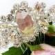 Swarovski Crystals Bridal Hair Comb, Wedding Hair Pieces, Rhinestone Combs, Wedding Hair Accessories, Bridal Headpieces - $28.99 USD
