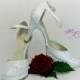 Lace Bridal Shoes, Platform Wedding Shoes, Bridesmaid Shoes, Ivory Wedding Shoes, White Wedding Shoes, Prom Shoes, Evening Shoes - $78.99 USD