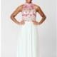 White Embellished Long Gown by Swing - Color Your Classy Wardrobe