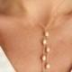 Pearl Tendril Lariat Tie Necklace - Christine Elizabeth Jewelry
