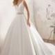Mori Lee 8123 Maribella Wedding Dress - Wedding Ball Gown Long V Neck Mori Lee Dress - 2017 New Wedding Dresses