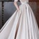 Cheap 2017 Newest Champagne Wedding Dresses Sheer Neck Half Sleeves Appliques Lace Satin Long Wedding Gowns See Through Back Vintage Bridal Dress As Low As $125.84, Also Buy Second Wedding Dresses Silver Wedding Dresses From Yate_wedding