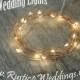 LED Battery Operated Fairy Lights, Rustic Wedding Decor, Room Decor, 6.6 ft, Copper Strand LED String Lights