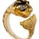 Gucci Le Marche Feline Head Ring 