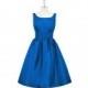 Royal_blue Azazie Kira - Knee Length Scoop Scoop Taffeta Dress - Charming Bridesmaids Store