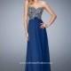 Navy Le Femme Gigi Prom Gowns Long Island GiGi by La Femme 22420 GiGi Designs by La Femme - Top Design Dress Online Shop