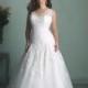 White Allure Bridal Women Size Colleciton W343 Allure Women's Bridal Collection - Rich Your Wedding Day