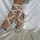 Dr.  Who Wedding Shoe, Custom Geek Flat Bridal Shoe, The Who Ballerina Shoe, Custom Bridal Ballet Flat