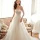 Style Y11706 by Sophia Tolli - Ivory  White Tulle Detachable Straps Floor Strapless A-Line  Princess Wedding Dresses - Bridesmaid Dress Online Shop