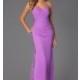 Strapless Sweetheart Floor Length Ruched Dress by Bari Jay - Brand Prom Dresses