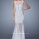 White/Nude GiGi by La Femme 21327 GiGi Designs by La Femme - Rich Your Wedding Day