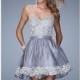 Metallic Embroidered Organza Dress by La Femme 21306 - Bonny Evening Dresses Online 