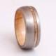 wood wedding band titanium ring wooden band man jewelry mens wedding ring woman wedding band