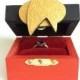 Star Trek Ring Box, Next Generation Ring Box, Star Trek Wedding Ring Box, Star Trek Uniform Ring Box, Starfleet Ring Box